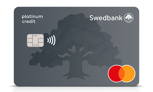 Betal Och Kreditkort Mastercard Platinum Lyx Pa Ett Kort Swedbank